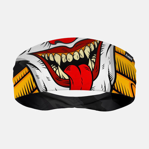 Evil Clown Mask Double-sided Wide Headband