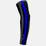 Tactical thin blue line arm sleeve