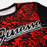 Finesse Red quick-dry jersey