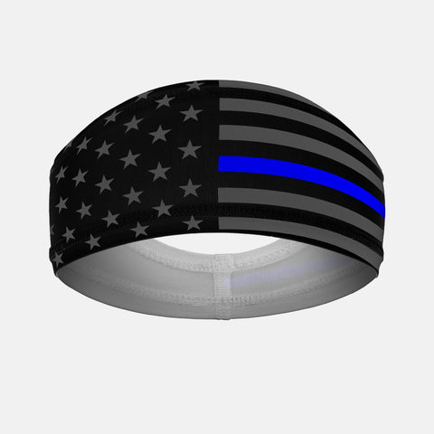 Thin Blue Line Skull Wrap
