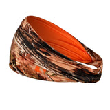 Forest Orange Double-sided Wide Headband