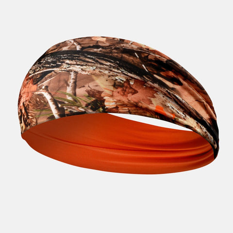 Forest Orange Double-sided Wide Headband