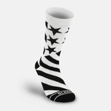 USA Black And White Soft Socks