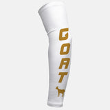 G.O.A.T White and Gold arm sleeve