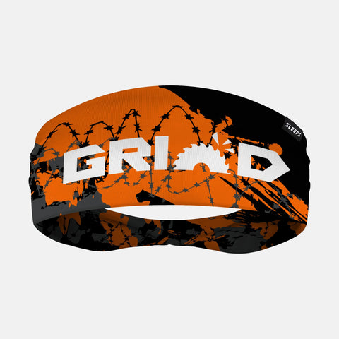 Grind Orange Corrosive Double-Side Wide Headband