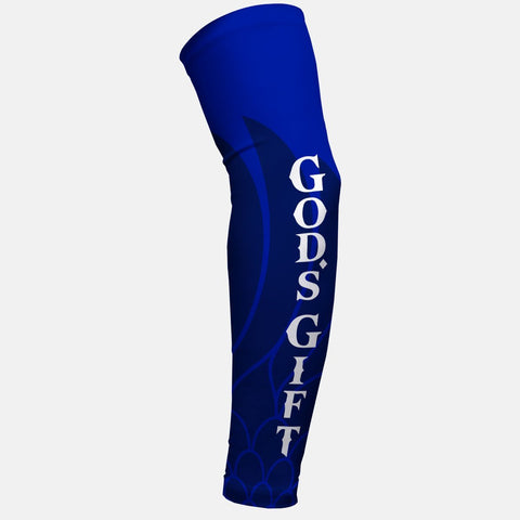 God's gift Blue arm sleeve