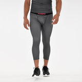 Sleefs BCA Pink Ribbon Grey Metal Compression 3/4 tights / leggings