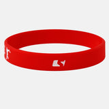 Hit Bombs red and white Wristband