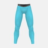 Hue Light Blue Solid Compression Tights / Leggings