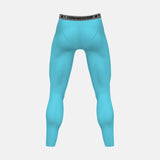 Hue Light Blue Solid Compression Tights / Leggings