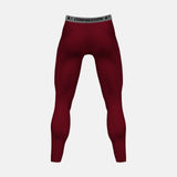 Hue Maroon Solid compression tights / leggings