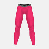 Sleefs BCA Pink Ribbon Hue Pink Solid Compression Tights / Leggings