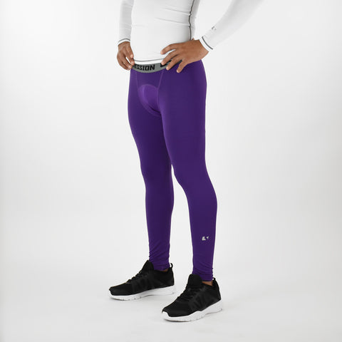 Hue Purple Solid Compression Tights / Leggings