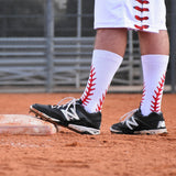 Baseball Lace White Soft Socks