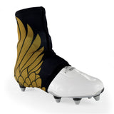 Icarus Black and Gold Spats / Cleat Covers