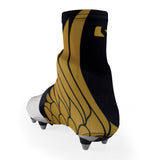 Icarus Black and Gold Spats / Cleat Covers