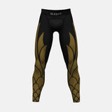 Icarus 2 Black Gold compression tights / leggings