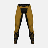 Icarus Gold and Black compression tights / leggings