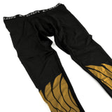 Icarus Black and Gold compression tights / leggings