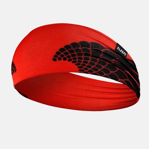 Icarus Red Double-sided Wide Headband