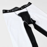 Icarus White and Blue Compression Tights / Leggings