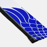 Icarus White and Blue Compression Tights / Leggings