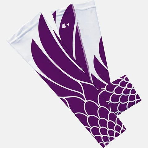Icarus white and purple arm sleeve