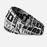 Inspirational Double-sided Wide Headband