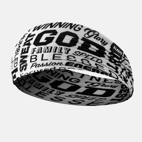 Inspirational Double-sided Wide Headband