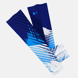 Aerial blue and navy Kids Arm Sleeve