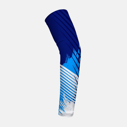 Aerial blue and navy Kids Arm Sleeve