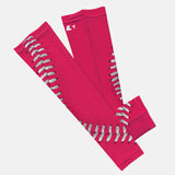 Sleefs BCA Pink Ribbon Pink and White Baseball Lace Kids Arm Sleeve