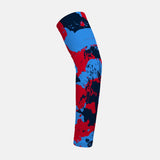 Corrosive Light Blue Navy Red Kids Arm Sleeve