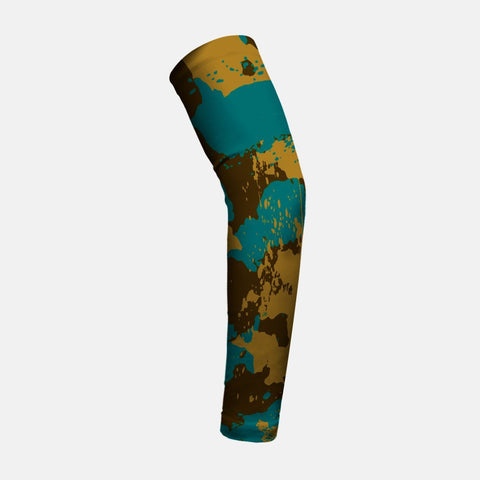 Corrosive Teal Gold Kids Arm Sleeve
