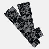 Digital Camo Charcoal Kids Arm Sleeve