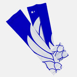 Icarus Blue and white Kids Arm Sleeve