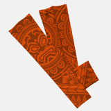 Oceanic Warrior Orange Kids Arm Sleeve