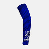 Trust His Will Blue Kids Arm Sleeve