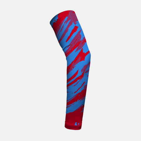 Tryton Ultra Blue Red Kids Arm Sleeve