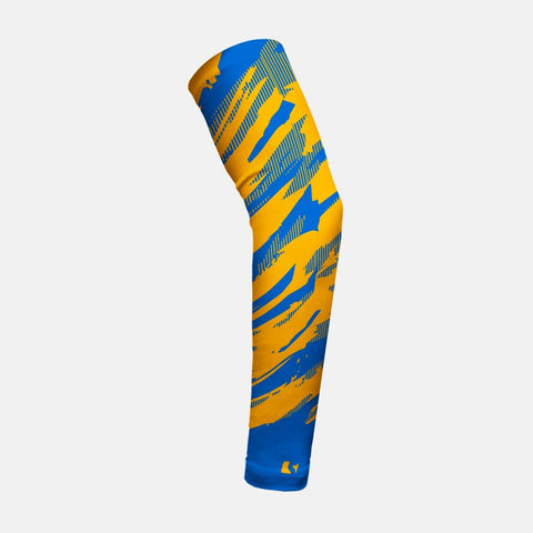 Tryton Ultra Blue Yellow Kids Arm Sleeve