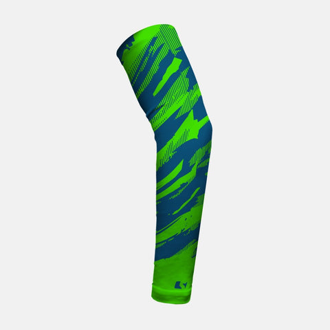 Tryton Ultra Green Blue Kids Arm Sleeve