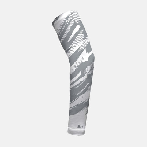 Tryton Ultra White Gray Kids Arm Sleeve