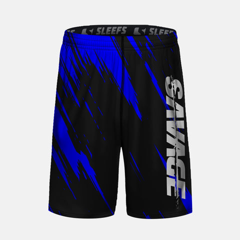 Savage Blue Kids Shorts