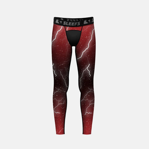 Red Lightning Kids compression tights / leggings