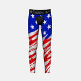 Tryton Usa Kids compression tights / leggings