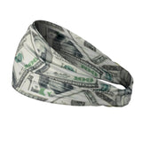 Money Benjamins Double-sided Wide Headband