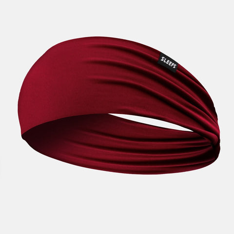 Maroon Double-sided Wide Headband