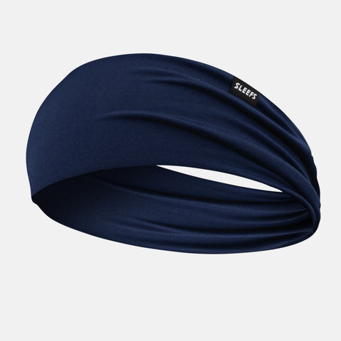 Navy Double-sided Wide Headband