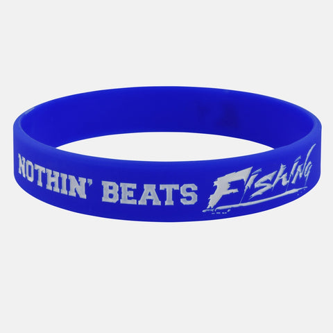 Nothin' Beats Fishing Blue Wristband