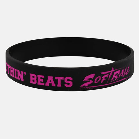 Nothin' Beats Softball Wristband